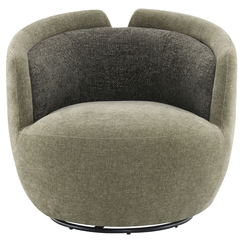 Junrel Chenille Swivel Armchair