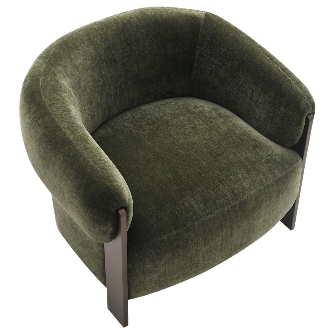 Moss Jimrel Velvet Armchair