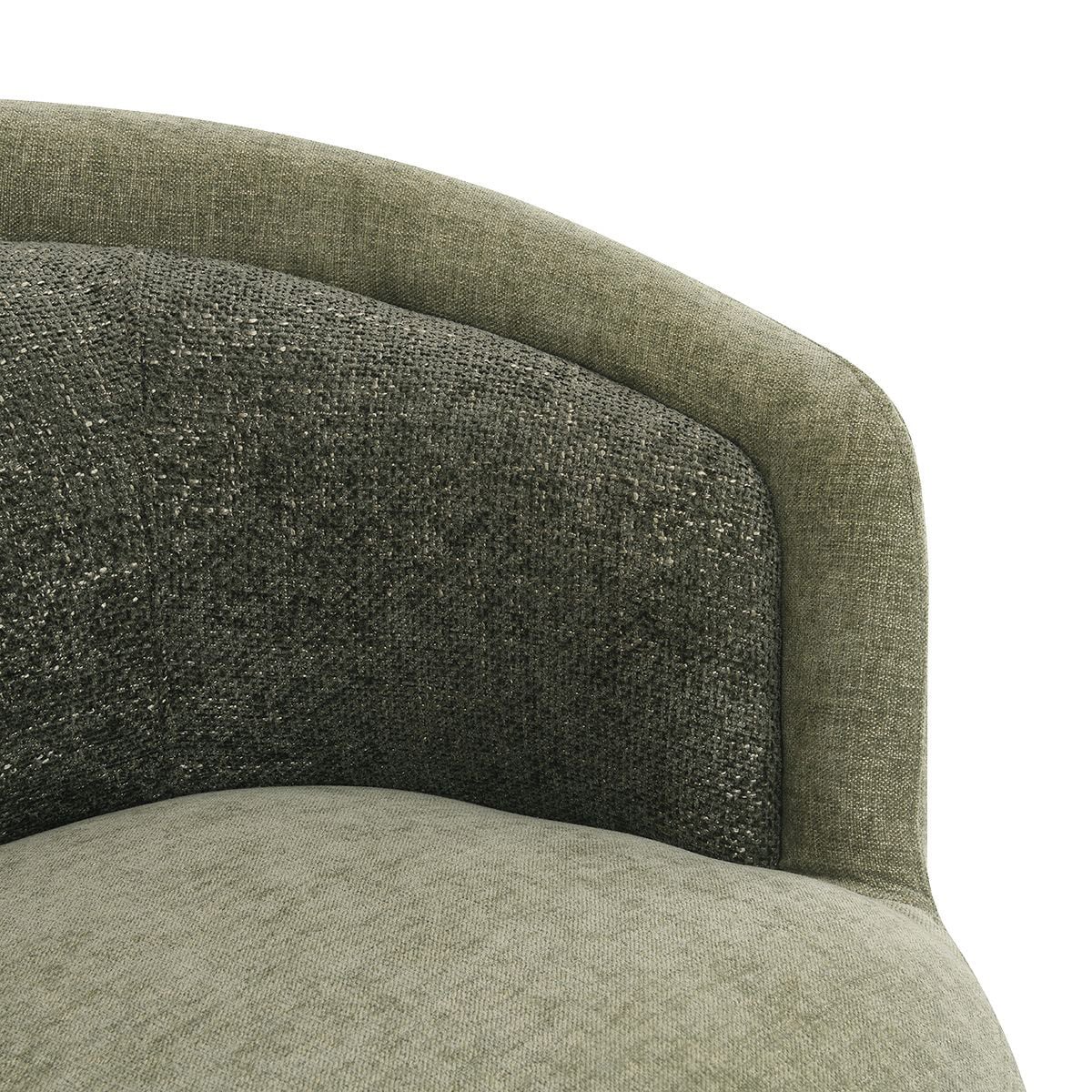 Junrel Chenille Swivel Armchair