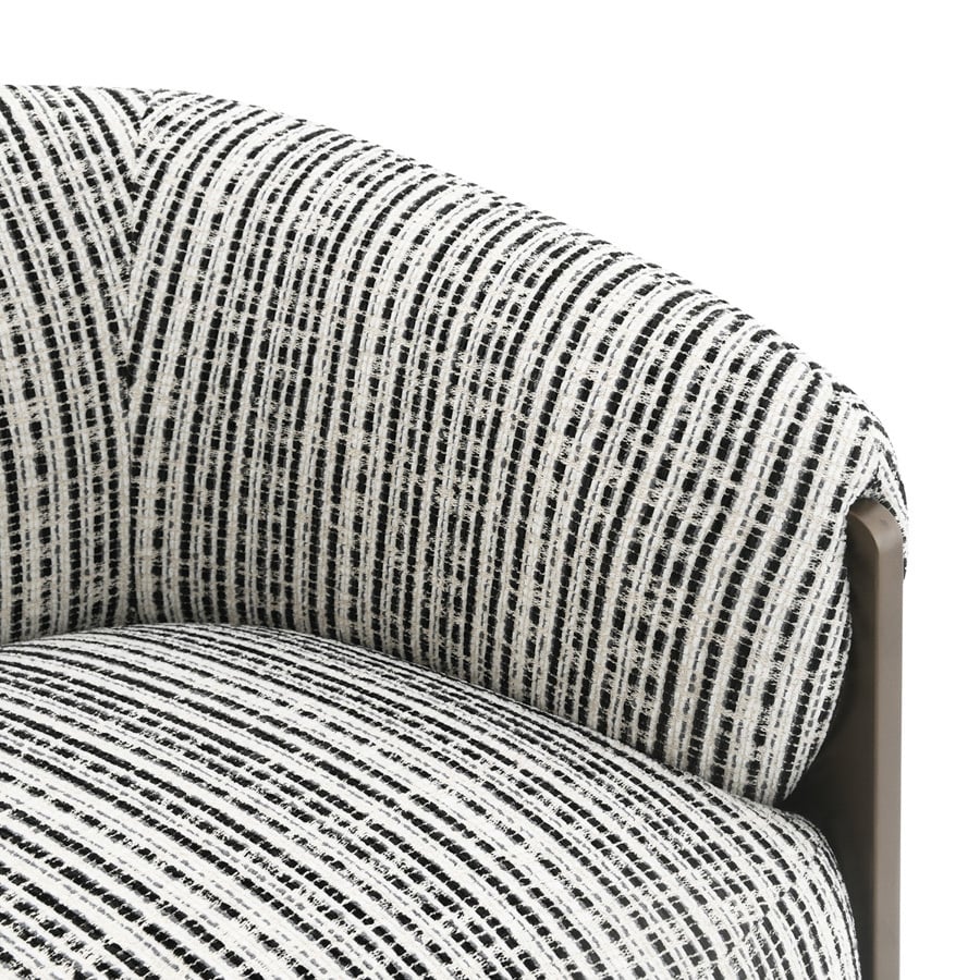 Black & White Jimrel Armchair