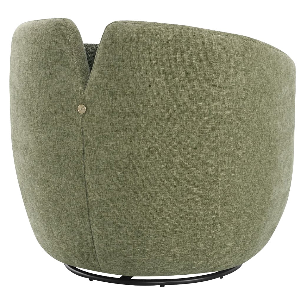 Junrel Chenille Swivel Armchair