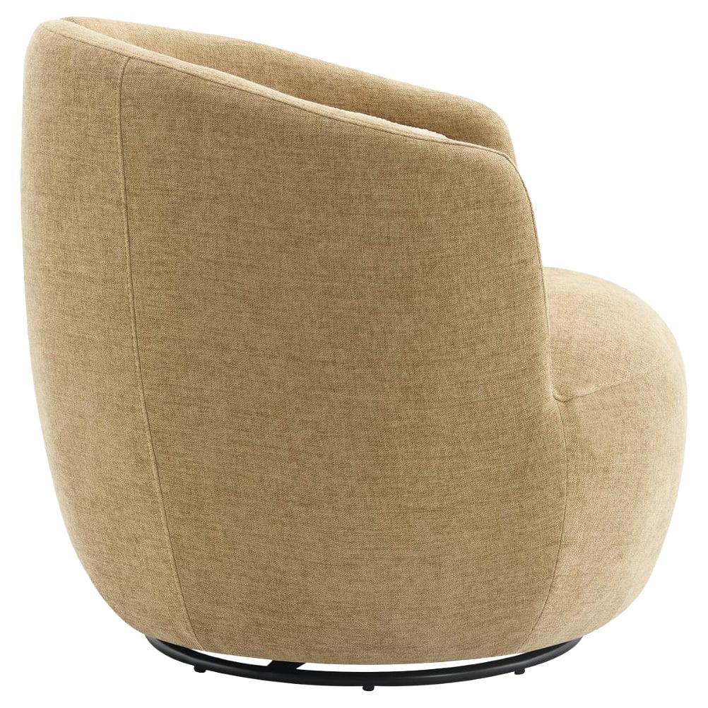 Junrel Chenille Swivel Armchair