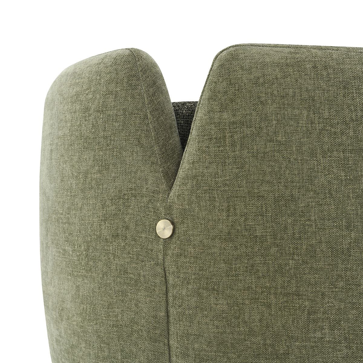 Junrel Chenille Swivel Armchair