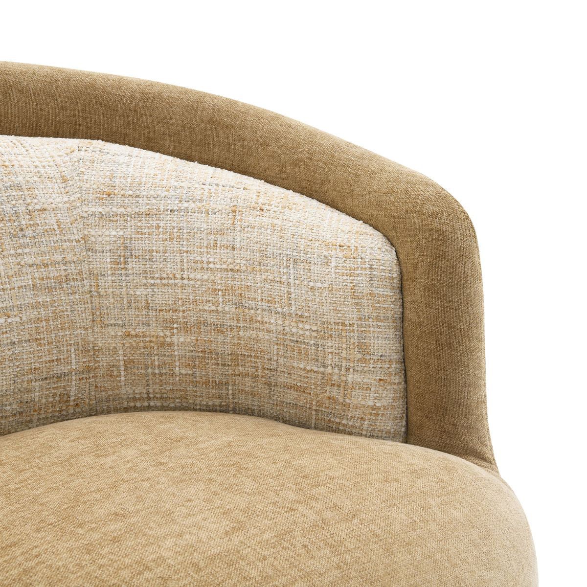 Junrel Chenille Swivel Armchair