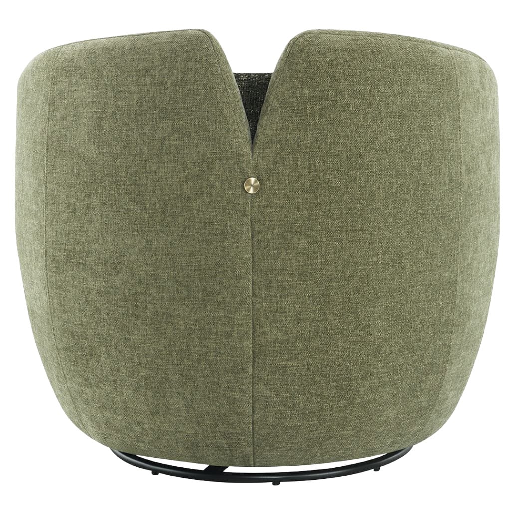 Junrel Chenille Swivel Armchair