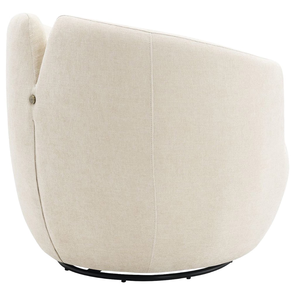Junrel Chenille Swivel Armchair