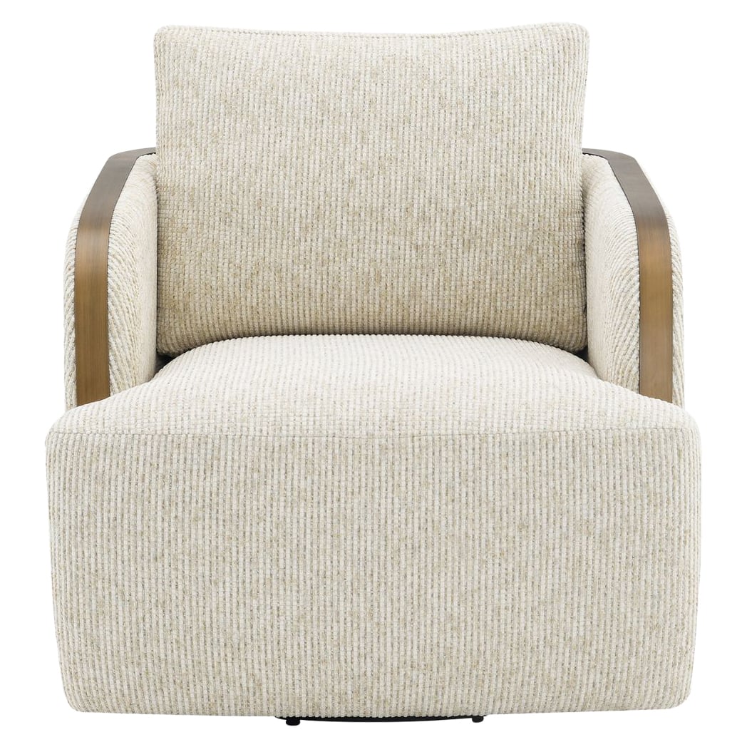 Cream Janrix Swivel Armchair