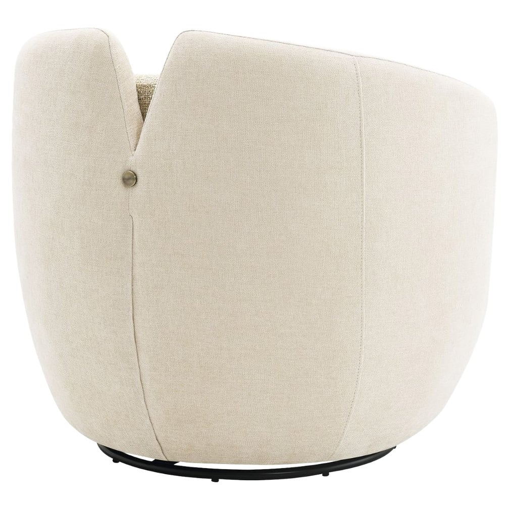 Junrel Chenille Swivel Armchair