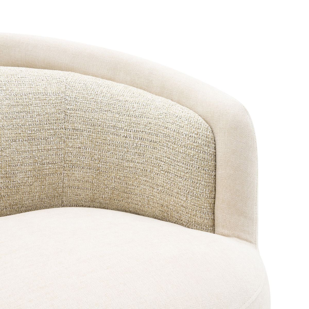 Junrel Chenille Swivel Armchair