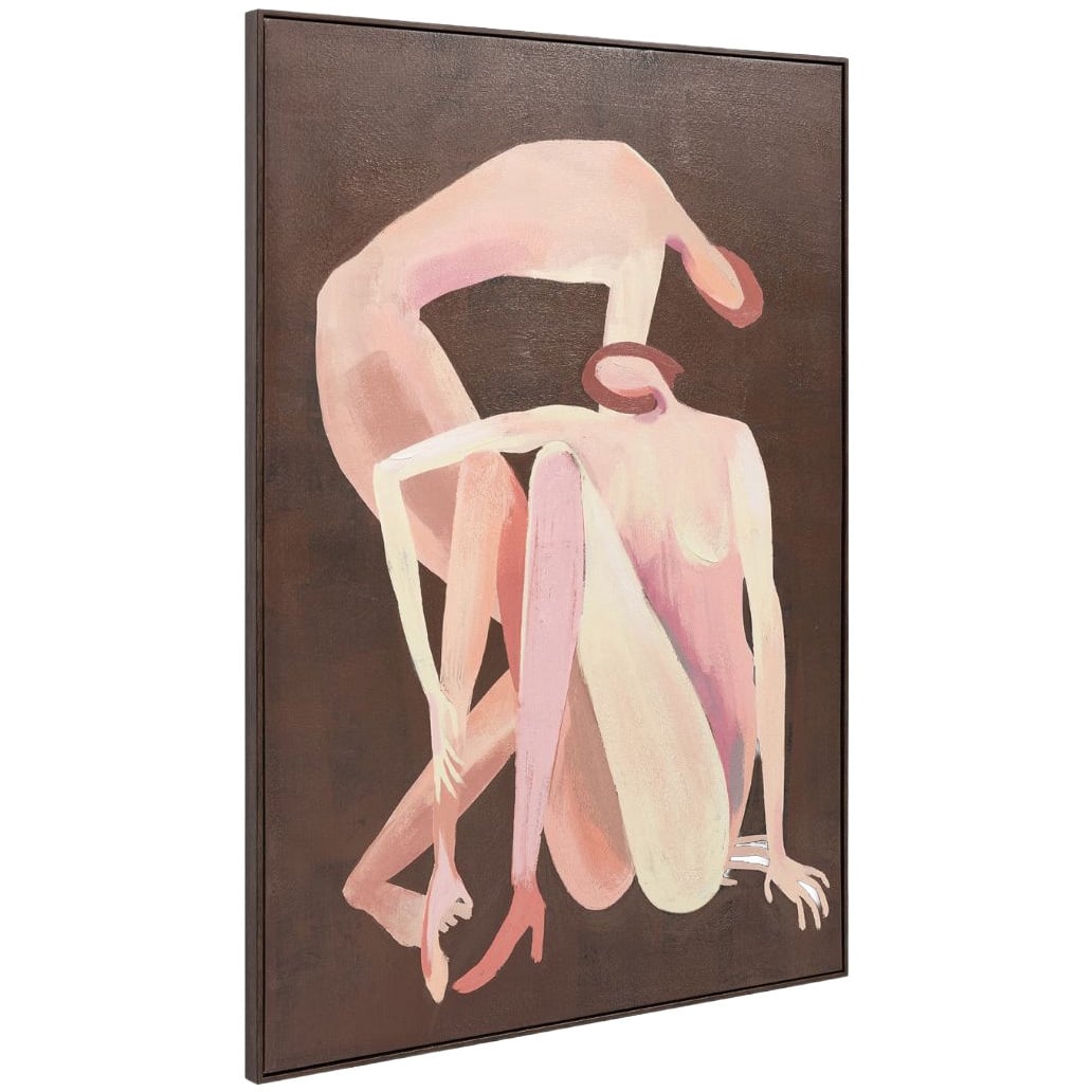 Abstract Forms Framed Canvas Wall Art