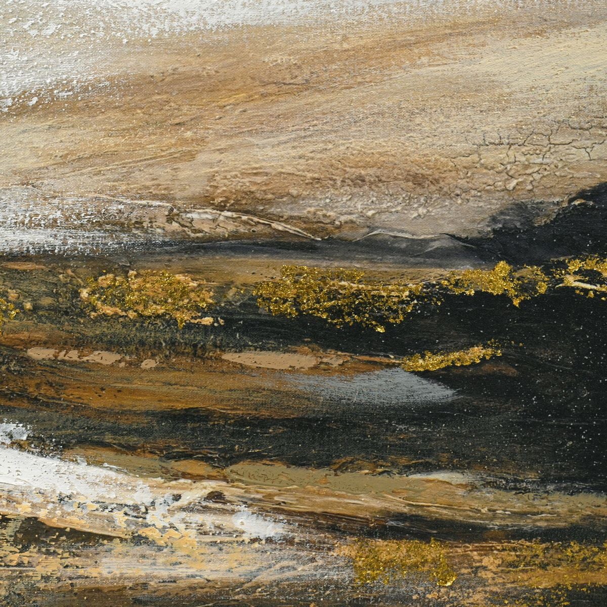 Gilded Light Series II Framed Canvas Wall Art