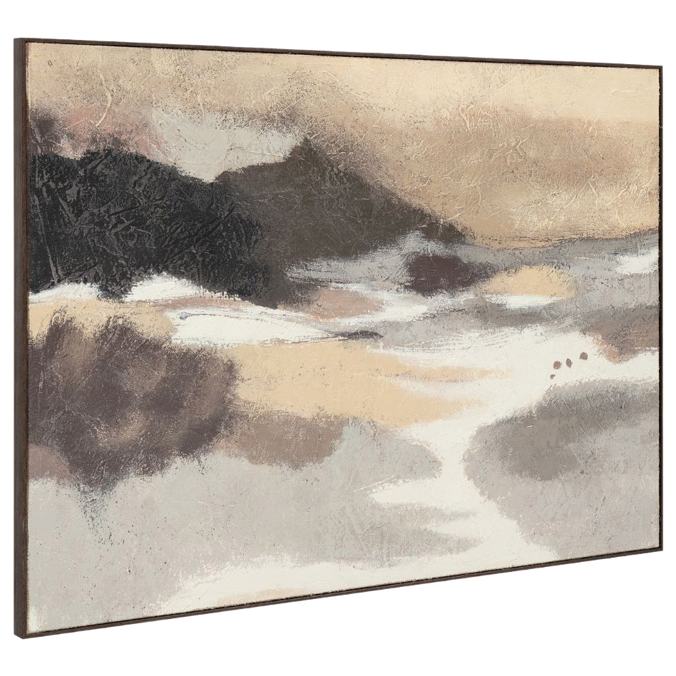 Coastal Mist Framed Canvas Wall Art