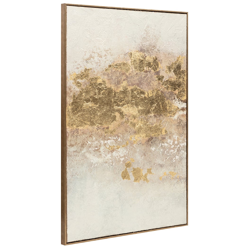 Golden Touch Framed Canvas Wall Art Triptych
