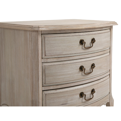 White Wash Bedside Table Temple & ster