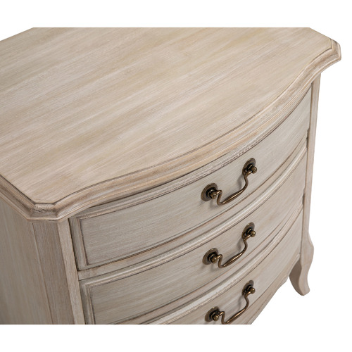 White Wash Bedside Table Temple & ster