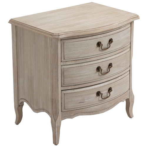 White Wash Bedside Table Temple & ster