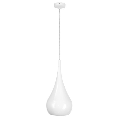 Tulip Large Drop Pendant in White Temple & Webster