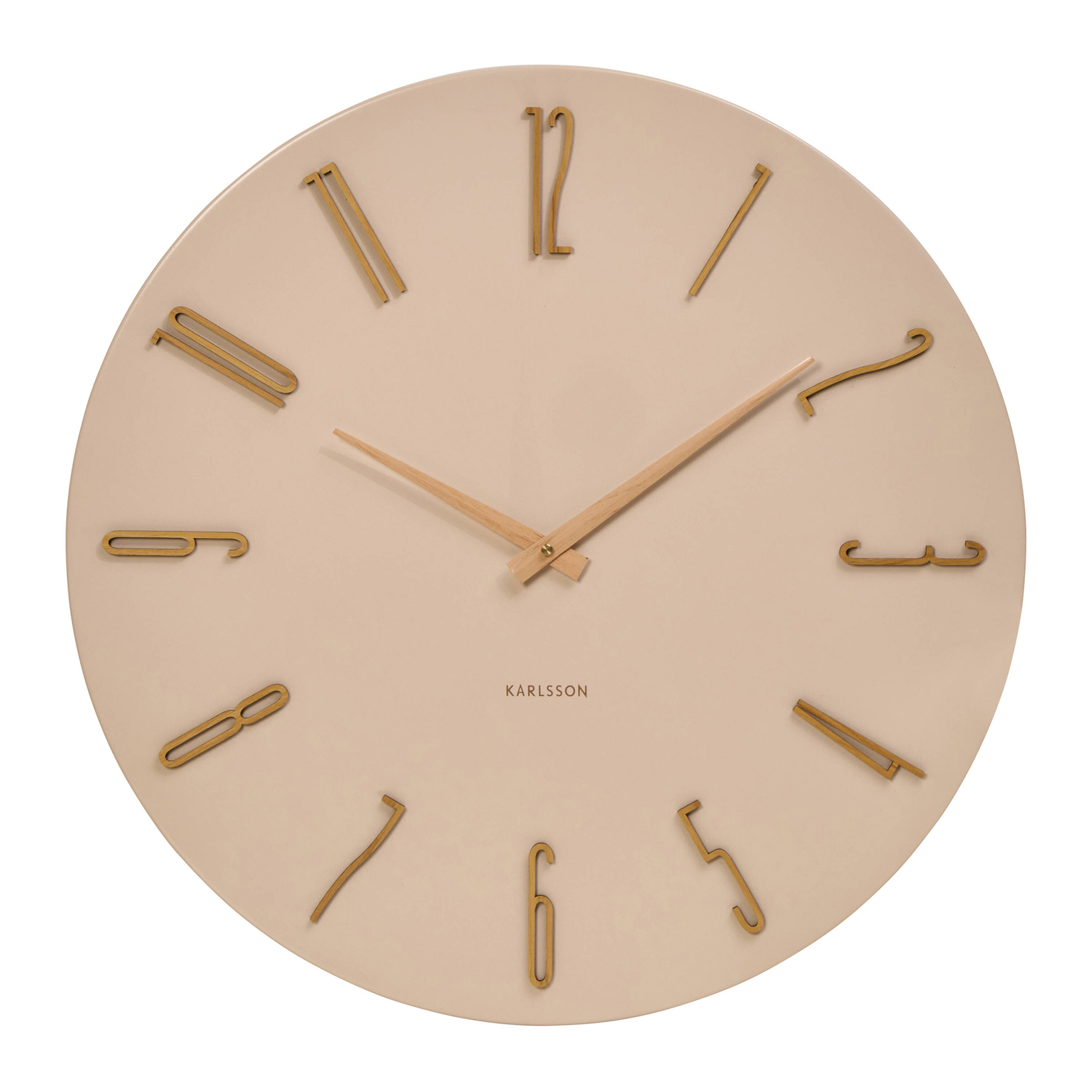 60cm Esmerado Metal Wall Clock