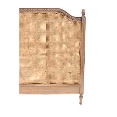 French Provincial Toulouse Rattan Headboard Temple & ster