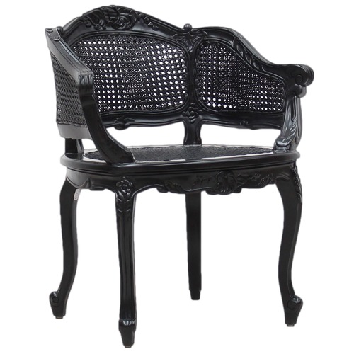 Carrington Furniture French Provincial Marcella Bergere Chair Temple
