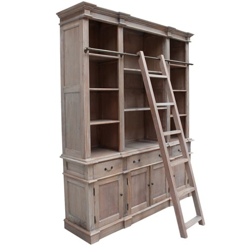 French-Provincial-Estate-Bookcase-MBKC-129-E