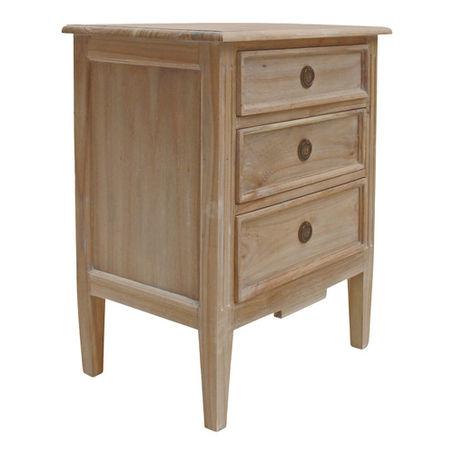 French Provincial Lucia Bedside Table Temple Webster