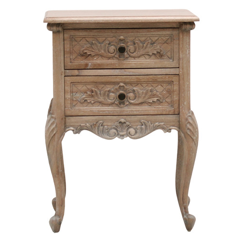 Carrington Furniture French Provincial Louis Bedside Table Temple