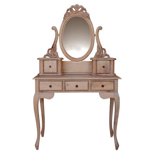 French Provincial Paris Dressing Table and Stool