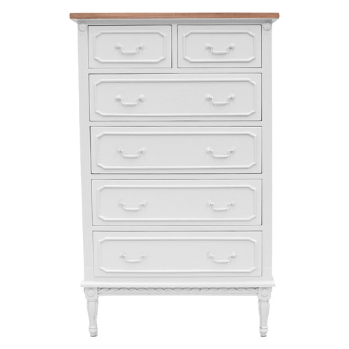 Marseille 6 Drawer Tallboy