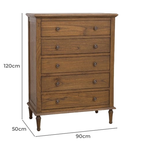 Betty 5 Drawer Chest