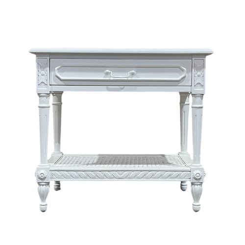 Natural Marseille Rattan Bedside Table