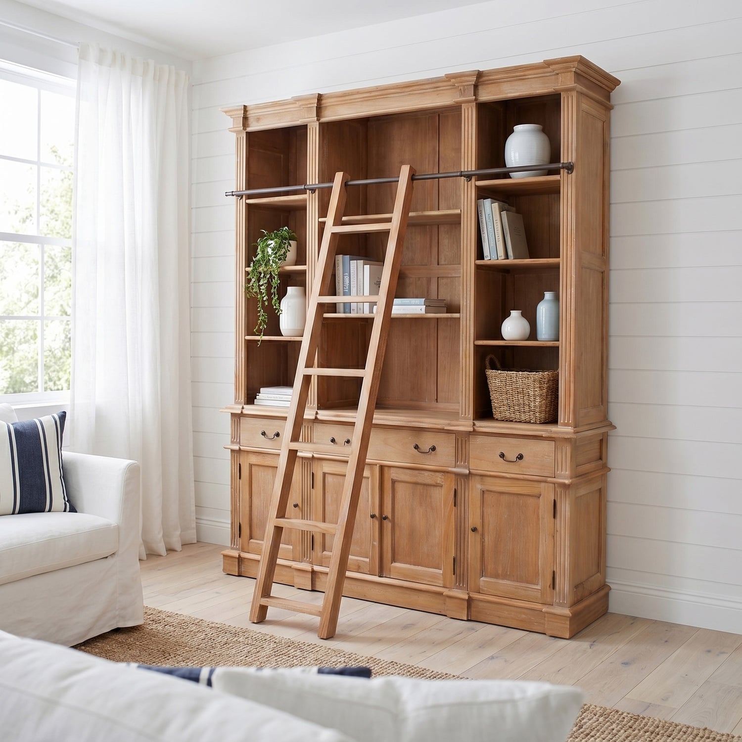 French Provincial Estate Bookcase