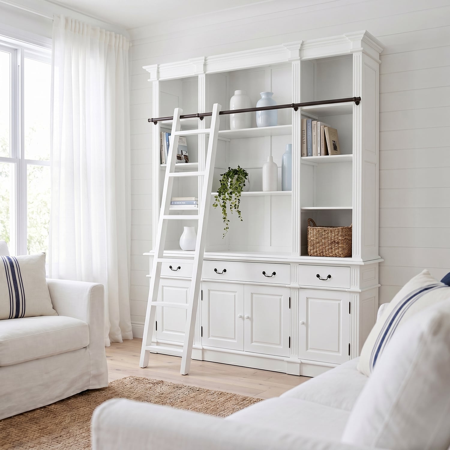 French Provincial Estate Bookcase