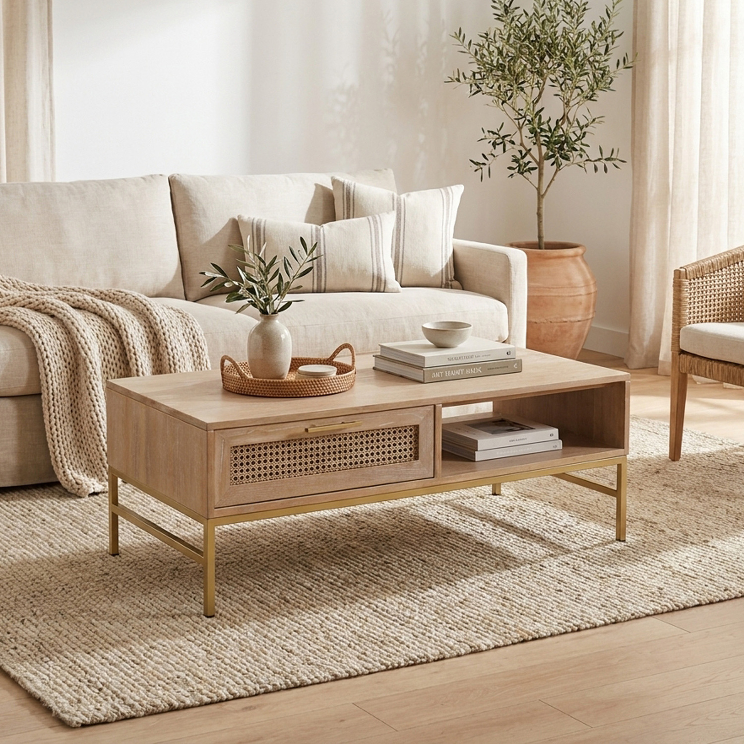 Lilo Rattan Coffee Table