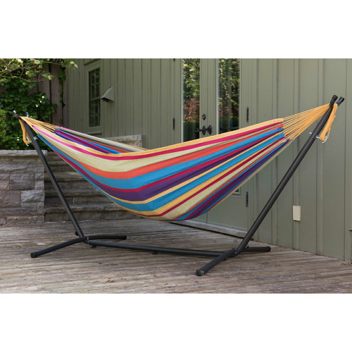 Combo-Cotton-Double-Hammock-with-Stand-UHSDO8
