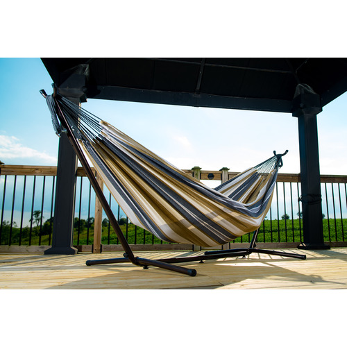 Combo-Cotton-Double-Hammock-with-Stand-UHSDO8