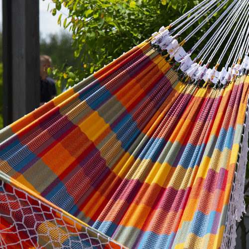 Authentic Brazilian Double Tropical Hammock
