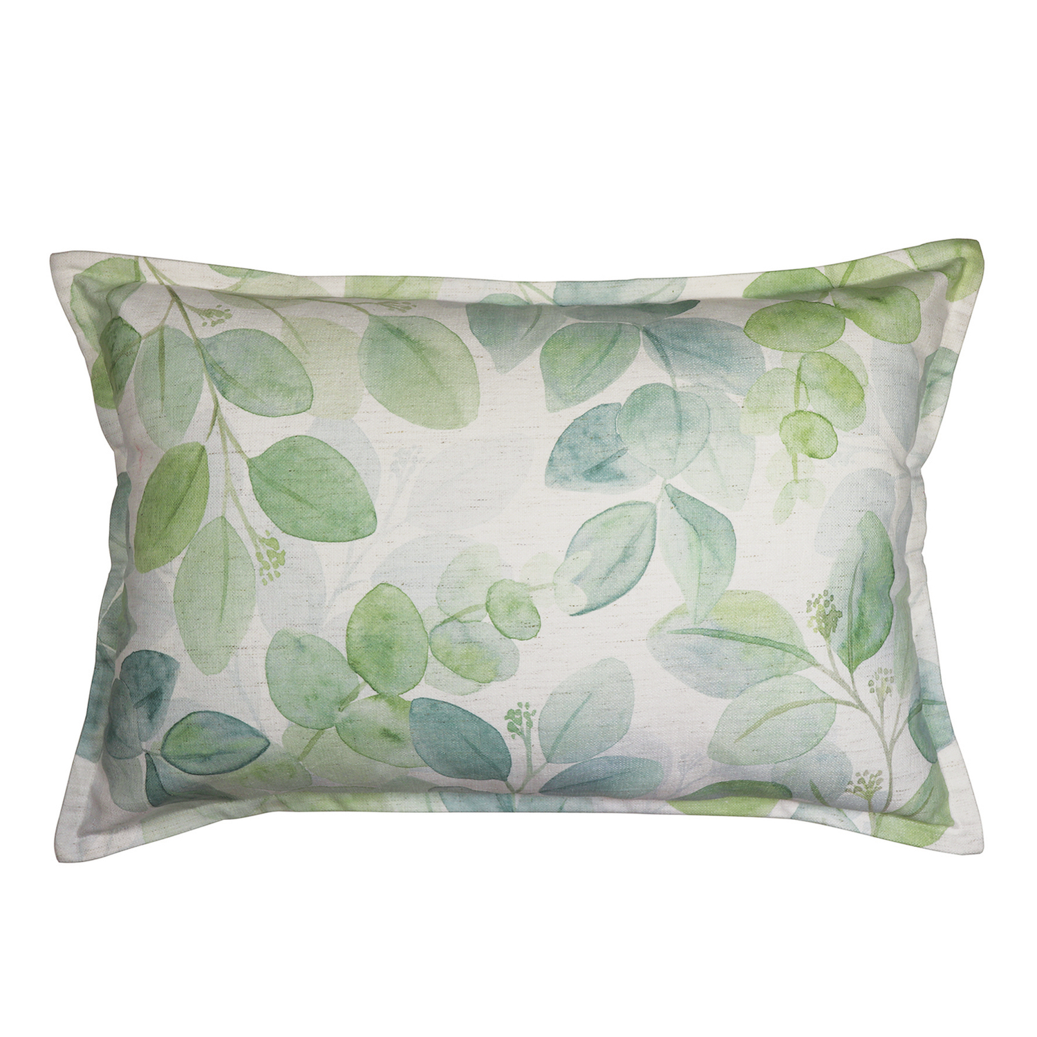 Madras Link Green Gum Leaf Linen Blend Breakfast Cushion Reviews Temple Webster