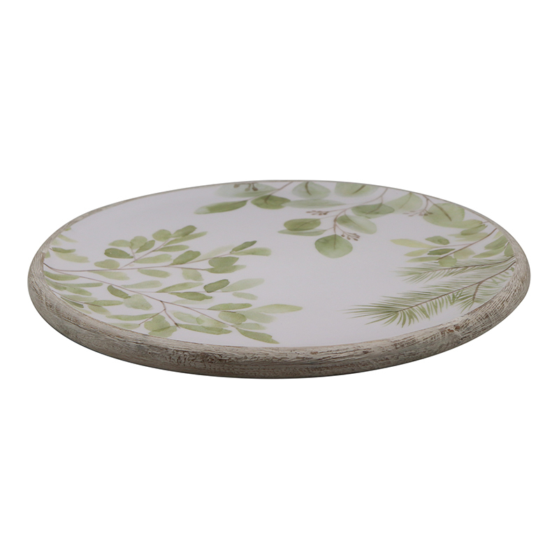 Gumdrop Round Mango Wood Platter