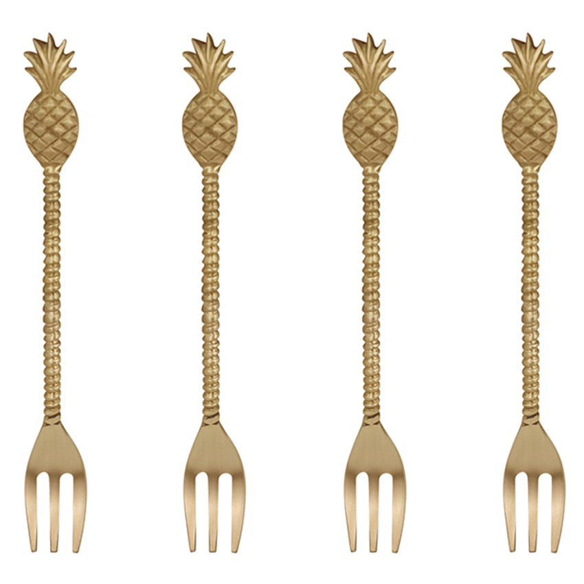 Pineapple Aluminium Forks