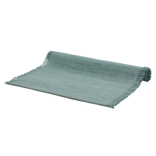 Aqua Linen Table Runner