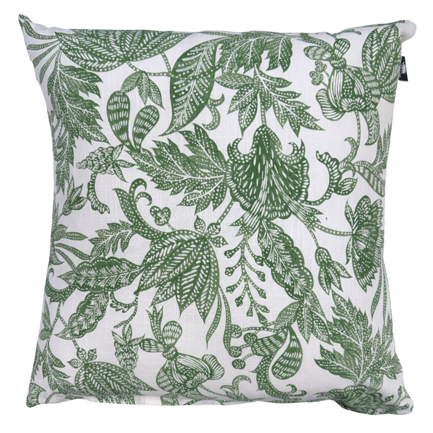 Green Samara Reversible Cotton Cushion