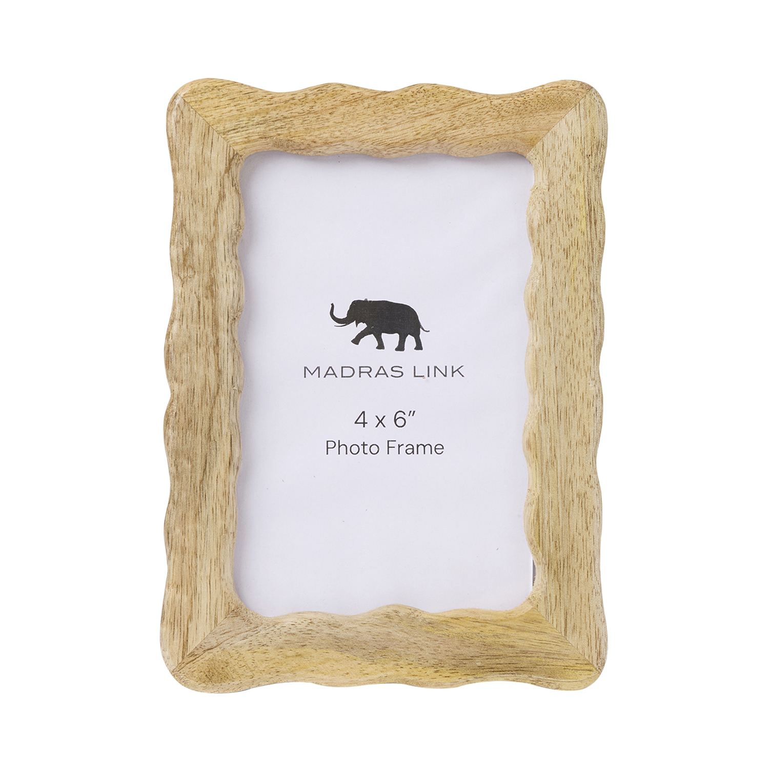Wavy Mango Wood Photo Frame
