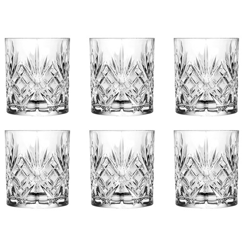 RCR Melodia 340ml Glass DOF Tumblers | Temple & Webster