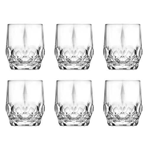 Crystalleria Alkemist 346ml Glass DOF Tumblers