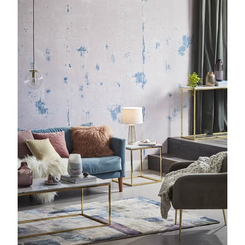 Estudio Furniture Como White Marble Side Table