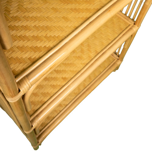 Estudio Furniture Natural Java Rattan Bookcase Temple & ster