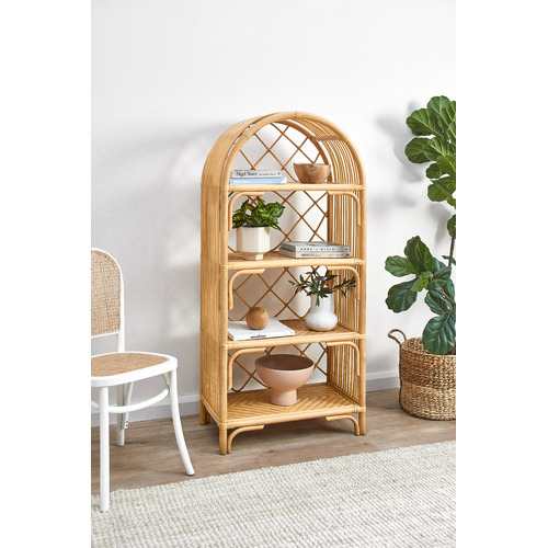Estudio Furniture Natural Java Rattan Bookcase Temple & ster