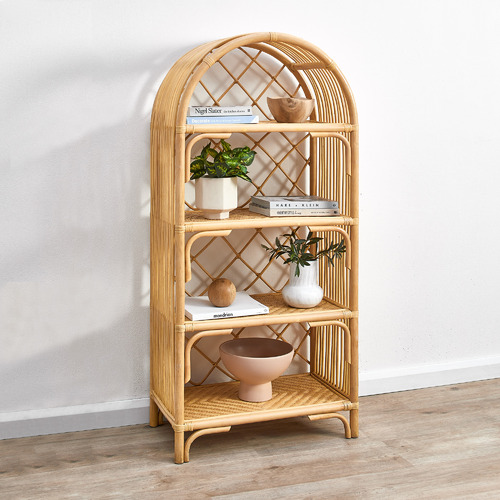 Estudio Furniture Natural Java Rattan Bookcase Temple & ster