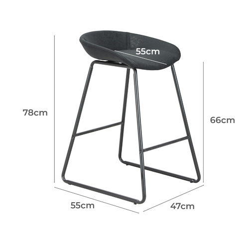 66cm-Remy-Faux-Leather-Counter-Stools
